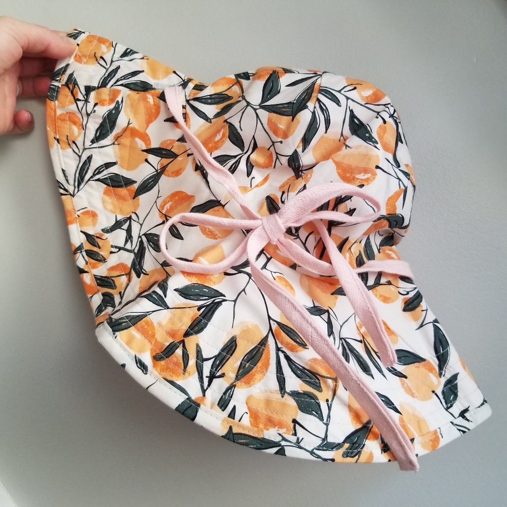 Handmade Peaches Sunhat